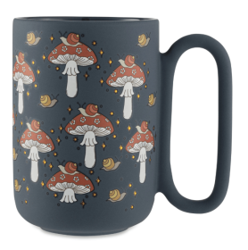 Thyme & Table Stoneware Soft Touch Mushroom Mug, 18.6 fl oz