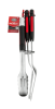 3-Piece Stainless Steel BBQ Grill Tool Set with Soft Grip Handles â€“ Tongs, Fork, and Spatula