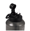 Mainstays 64 Fluid Ounces Reusable Water Bottle, Black, Straw, Plastic, Light Weight