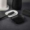 Ribbed Ceramic Spoon Rest â€“ White, Heat Resistant, Easy Clean