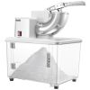 Commercial Ice Crusher 661LBS/H Electric Snow Cone Maker Shaved Ice White