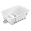 Sink Set, Space-efficient, Self-Draining with Retractable Spout, White