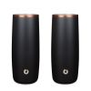 Stainless Steel Highball Cocktail Glass Set, Set of 2 - Black