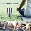 Vacuum Insulated Mug with Lid for Camping & Trips