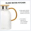 Carafe Lids Included Cold Kettle Large Capacity Water Pitcher Non-slip Juice Jug for Kitchen