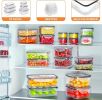 40 PCS Food Storage Containers with Lids Airtight Plastic Storage Meal Prep