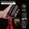 2pcs Automatic Push-Pop Bottle Opener Set - Magnetic Cap Catcher & One-Handed Spring Design for Home/Restaurant Use