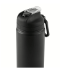 Mainstays 24 oz Stainless Steel Sip Water Bottle, Black
