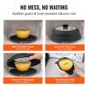 VEVOR Microwave Splatter Cover & Mat 10.8" Collapsible Microwave Food Lid 500Â°F