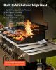 4PCS Grilling Tool Set BBQ Grill Accessories Stainless Steel Barbecue Utensil
