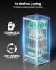 Commercial Merchandiser Refrigerator 5.7 CU.FT Glass Door Beverage Refrigerator