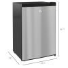 HOMCOM Compact Upright Freezer 3 Cu Ft with Adjustable Thermostat, Reversible Door, Silver