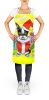 Boston Terrier Stinker That Stole Christmas Apron Cooking Kitchen Server Baking Crafts Gardening for Adult Women Men, Unisex, Large, Multicolor