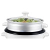 Better Chef 5-Cup - 10-Cup Cooked - Rice Cooker with Steamer and Non-Stick Pot