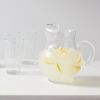 90.6 fl oz Glass Round Pitcher with Handle - Traditional Clear Beverage Server