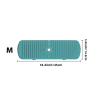 1pc Silicone Sink Faucet Mat Splash Guard; Kitchen Sink Draining Pad Behind Faucet Dish Drying Mat For Countertop; Bathroom; Farmhouse