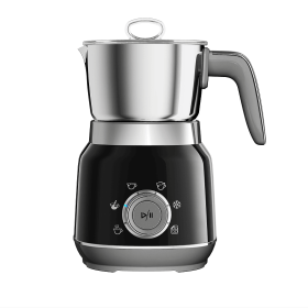 5in1 Electric milk foam LED touch control 0.4L cold foam removable cold and cold milk foam, can adjust the temperature and thickness of milk foam fine (PSMF01a: PSMF01a)