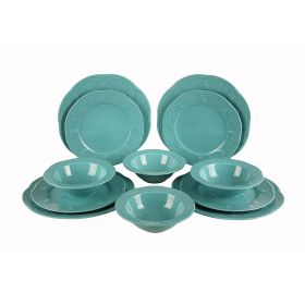 Fulya 12 Pieces Dinnerware Set (Color: as pic)
