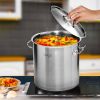 SOGA 17L Top Grade Thick Stainless Steel Stock Pot 18/10