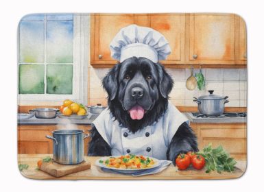 Newfoundland The Chef Memory Foam Kitchen Mat Machine Washable Anti-Fatigue Mat Cushion Comfort Bath Mat or Kitchen Rug (default: default)