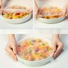 12pcs Flexible Silicone Bowl Covers, ElasticFood Storage Lids, Reusable, Dishwasher AndMicrowave Safe, Airtight Leakproof For Fresh Food Storage
