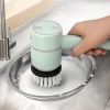 1pc Electric Spin Scrubber; Cordless Electric Cleaning Kitchenware Brush; Spinning Scrub Brush For Home Kitchen Pots Dishes