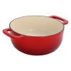 6 Quart Pot with Lid and Dual Handles for Stews/Roasting