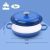 The enamel cast iron soup pot features a convex lid design and is suitable for cooking, baking and refrigerator