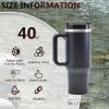 40oz V2 large capacity tumbler,  With Handle And Straw Lid