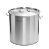 SOGA 17L Top Grade Thick Stainless Steel Stock Pot 18/10