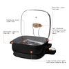 5-in-1 Electric Expandable Skillet;  Black Sesame | White Icing