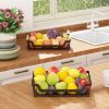 Fruit Basket Bowl Kitchen Countertop Storage Stand Holder