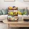 Fruit Basket Bowl Kitchen Countertop Storage Stand Holder